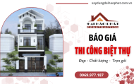 Báo giá thi công xây dựng biệt thự trọn gói TPHCM mới nhất 2026